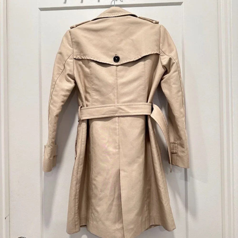 NWOT Zara Trench Coat - Picture 2 of 6